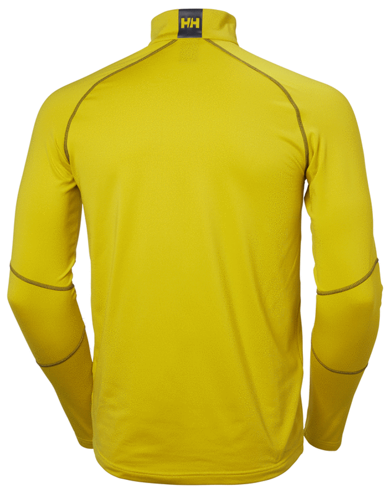 Helly Hansen Phantom 1/2 Zip Mens Mid Layer Top In Yellow-1