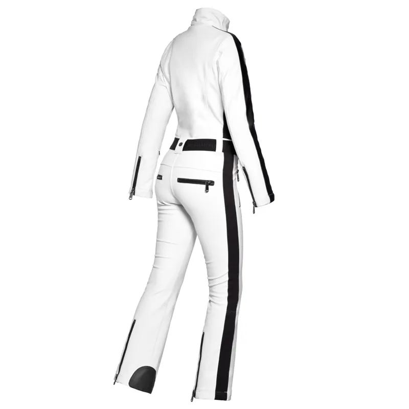 Goldbergh Phoenix Womens One Piece Ski Suit In White The Ski Shop