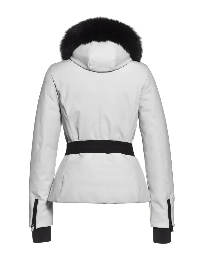 Goldbergh Womens Hida Ski Jacket in White-2