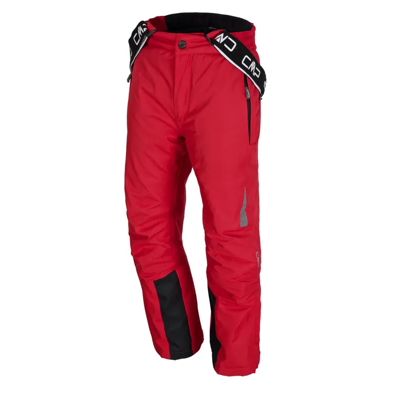 CMP Raven Junior Unisex Ski Pants in Ferrari Red
