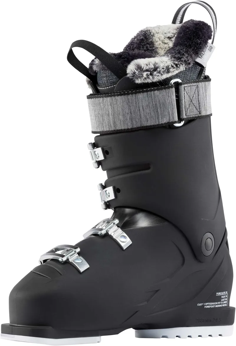 Rossignol Pure Elite 70 Womens Ski Boots in Black-1