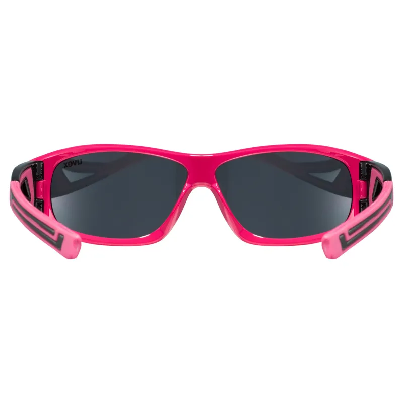 Uvex Sportstyle 509 Junior Sunglasses In Pink Silver Mirror Lens-4