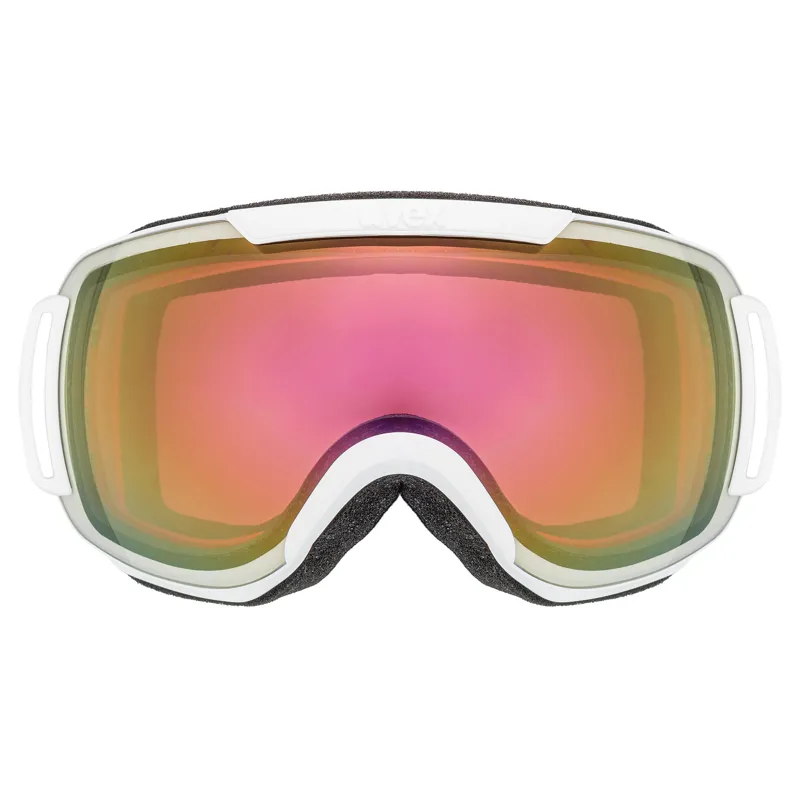 Uvex Downhill 2000 FM Ski Goggles White with Mirror Rose-1