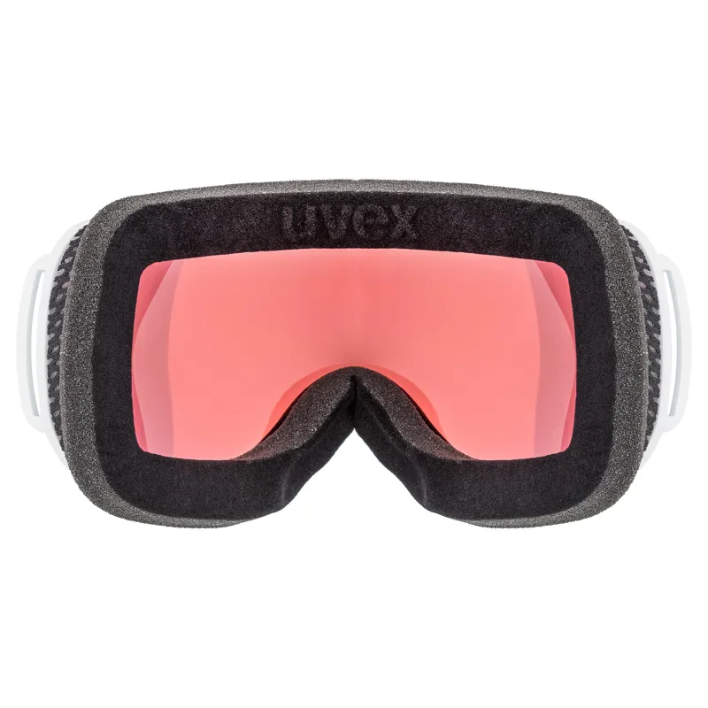 Uvex Downhill 2000 FM Ski Goggles White with Mirror Rose-2