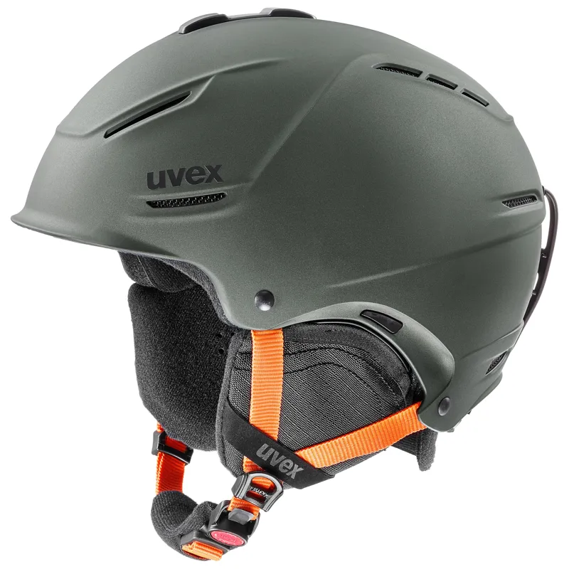 Uvex Plus 2.0 Ski Helmet In Mat Olive Green