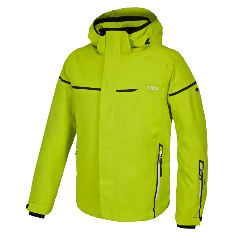 CMP Scott Mens Ski Jacket in Lime Green The Ski Shop