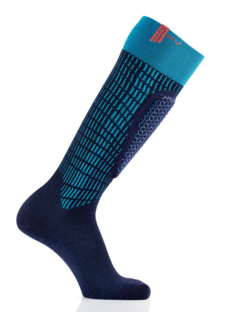 Sidas MV Ski Socks with Padded Foam Shin Protection