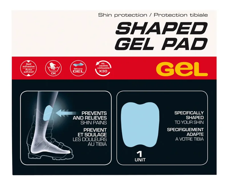 Sidas Shaped Gel Pad Shin Protectors x2 Sheets
