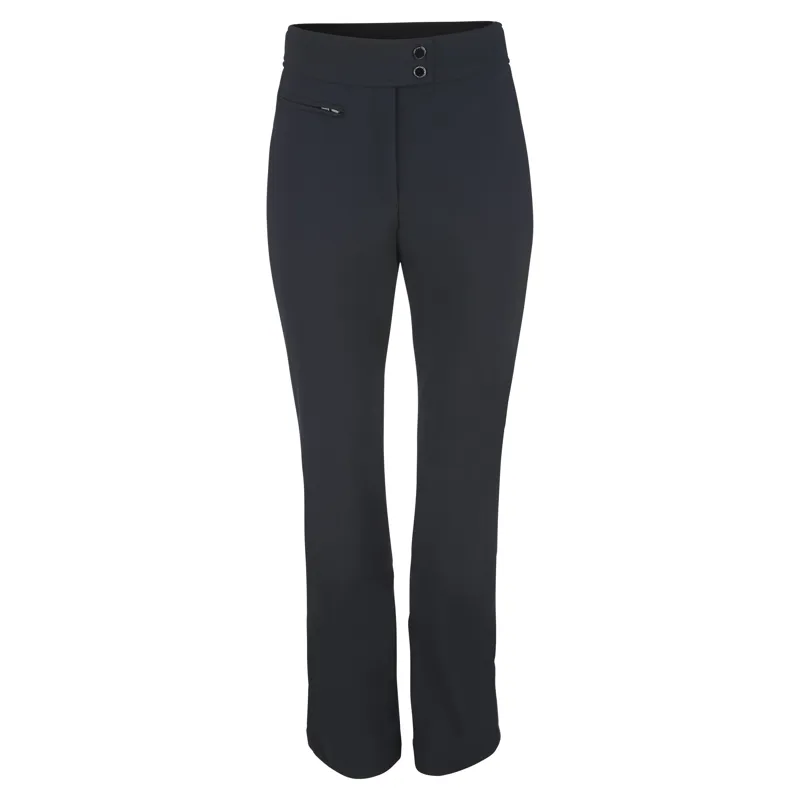 Poivre Blanc SoftShell Womens Fitted Ski Pants in Black