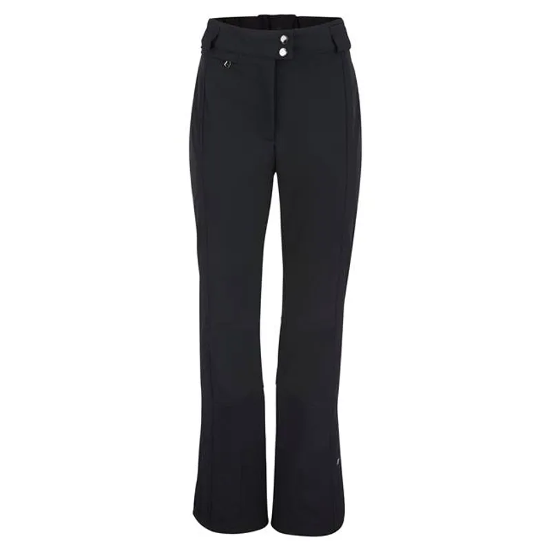 Poivre Blanc Stretch Fitted Womens Ski Pants In Black