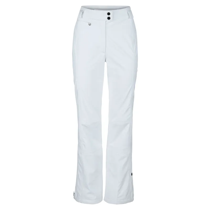 Poivre Blanc Womens Fitted Stretch Ski Pants in White