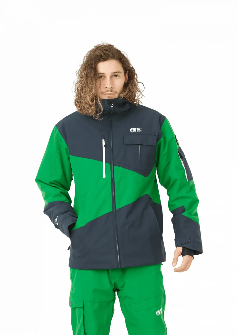 Picture Mens Styler Ski Jacket in Green The Ski Shop