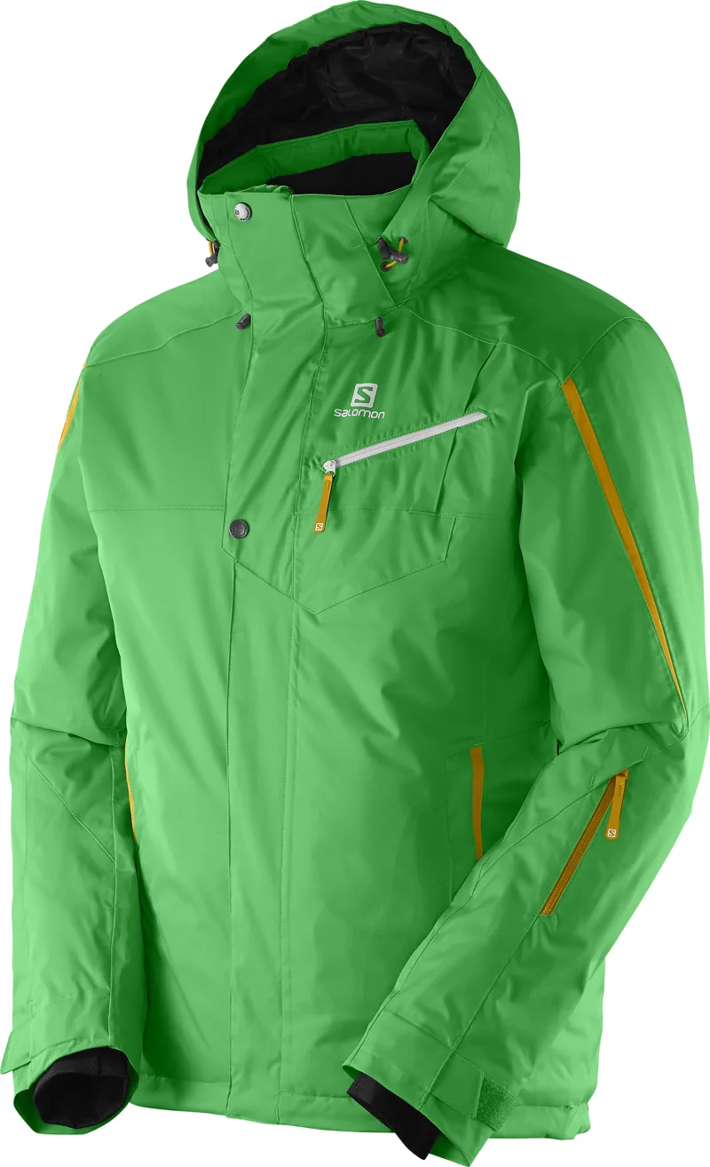 Demontere vejspærring Nat Salomon Supernova Mens Ski Jacket in Green