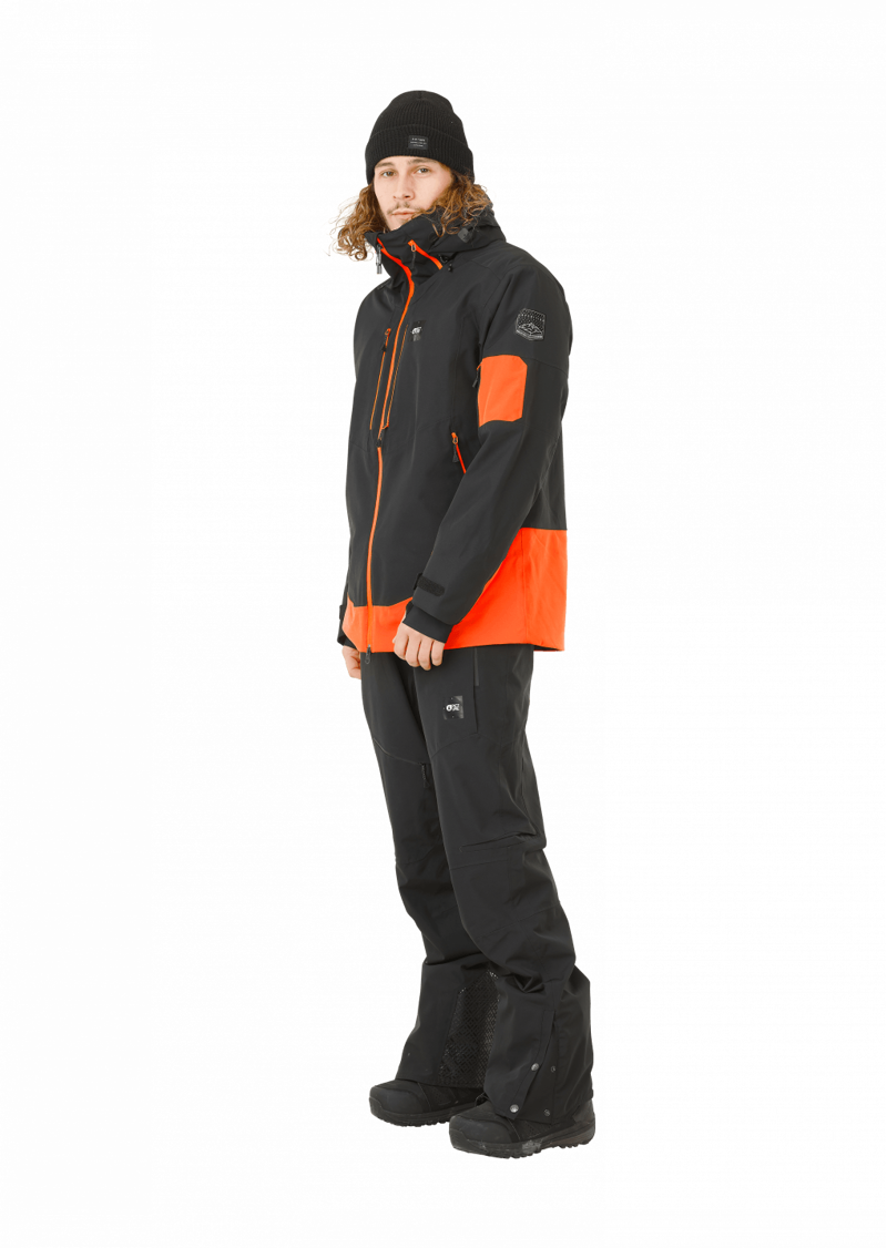 Picture Mens Track Ski Jacket in Black-4