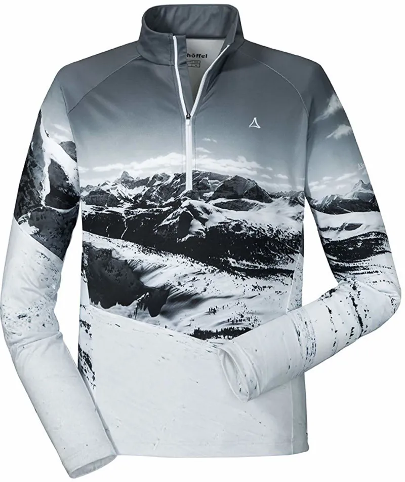 Schoffel Mens Trois Valles Midlayer Top in Black