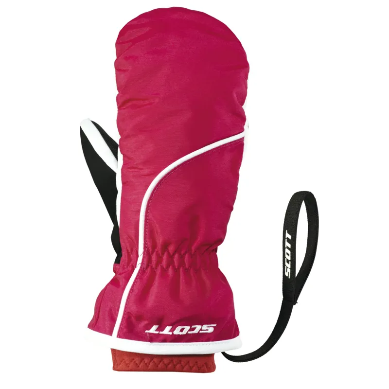 Scott Ultimate Premium GTX Junior Mittens in Cerise Pink/White