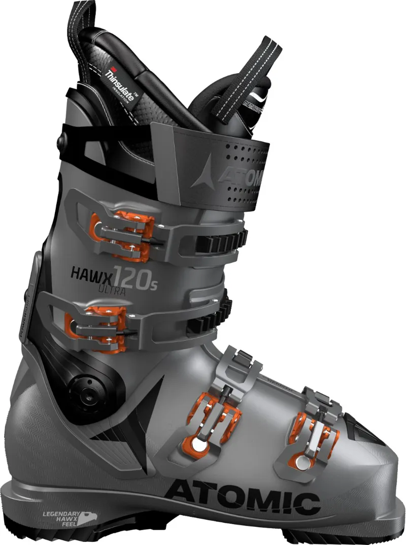 Atomic Hawx Ultra 120S Mens Ski Boots in Anthracite Grey