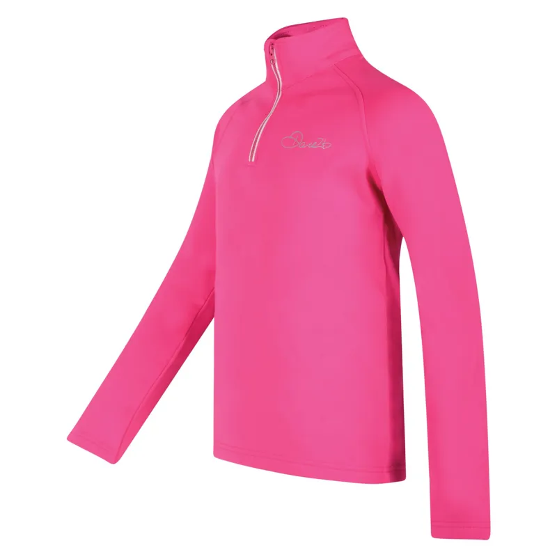 Dare2B Ricochet III Junior Stretch Fleece In Pink-1