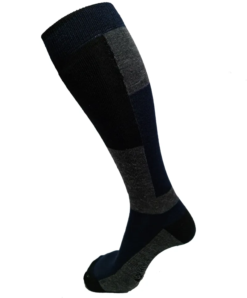 Whistler Corsicana Twin Pack Ski Socks in Blue/Grey