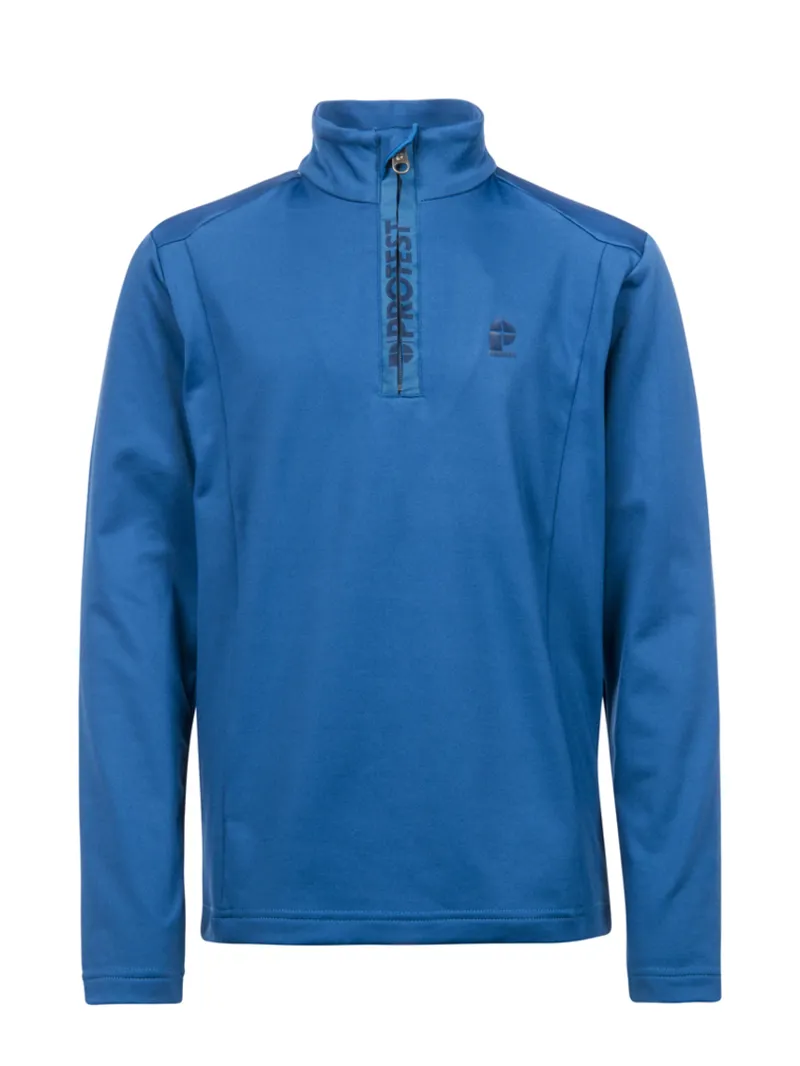 Protest Willow Junior Boys Fleece Ski Top In Imperial Blue