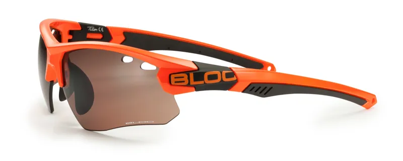 Bloc Titan Sunglasses Orange with VE5 Lens