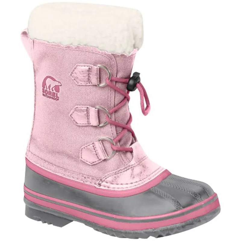 Sorel Yootpac Nylon Junior Snowboots in Pink