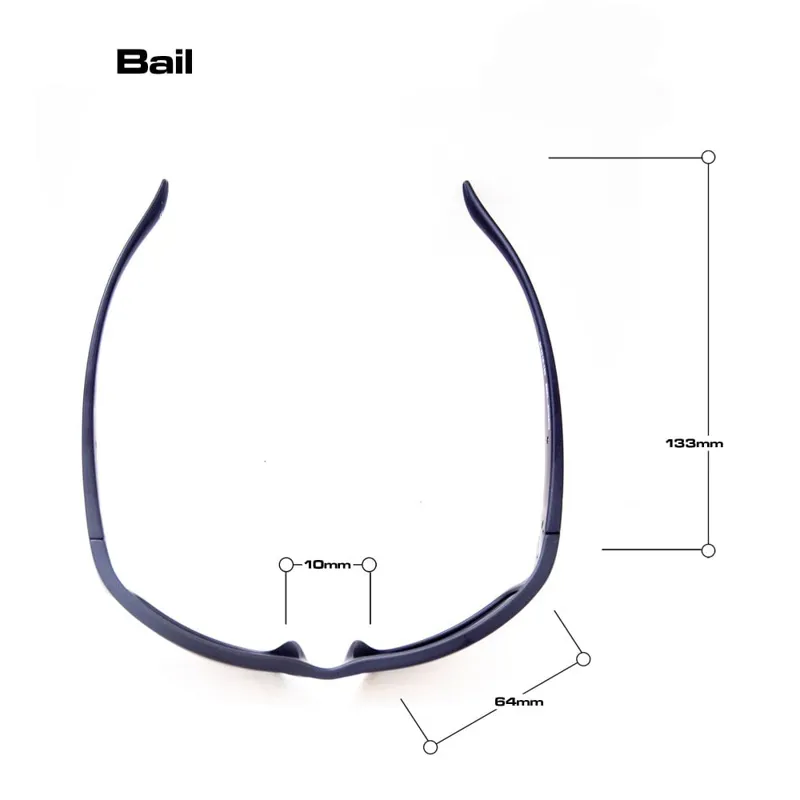 Bloc Bail XP460 Sunglasses Black with Polarised Lens-1