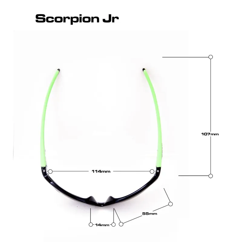 Bloc Scorpion J302 Junior Sunglasses in Black-1
