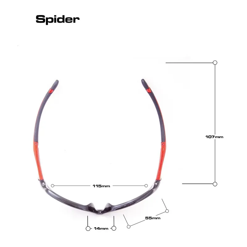 Bloc Spider J25 Junior Sunglasses in Red-1