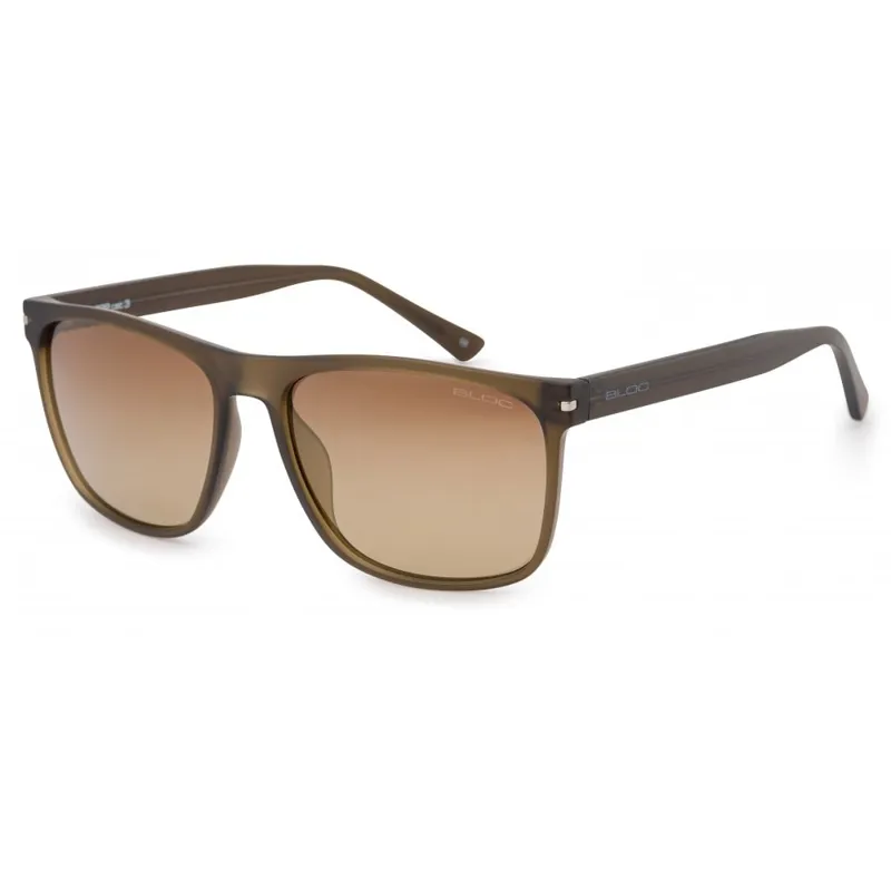 Bloc Luca F951 Sunglasses in Crystal Brown with Gold Mirror Lens