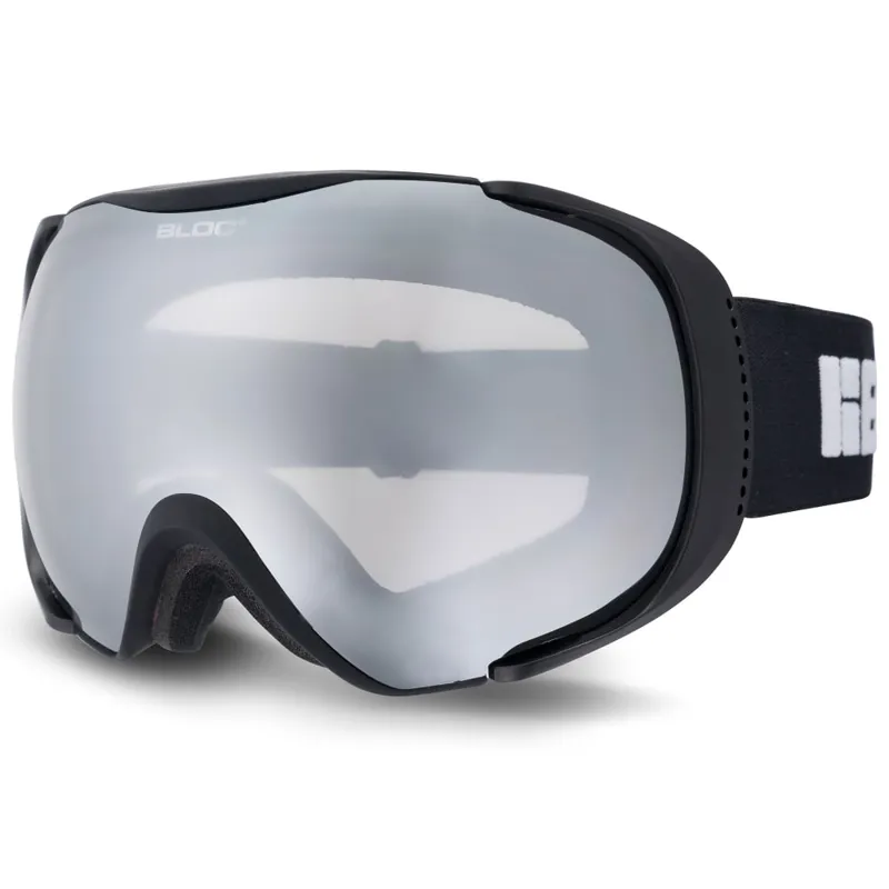 Bloc Mask Ski Goggles Matt Black with Photochromic Lens