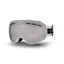 Bloc New Moon Ski Goggles in White with Purple Mirror Lens