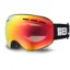 Bloc New Moon Ski Goggles - Black with Red Mirror Lens