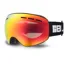 Bloc New Moon Ski Goggles in Black with Red Mirror Lens