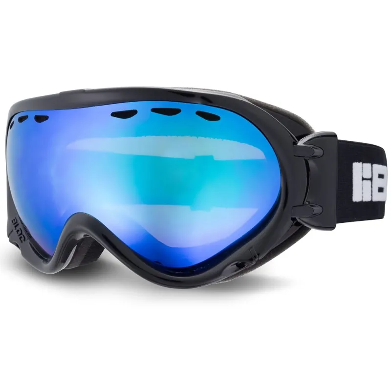 Bloc Spirit 3 OTG Ski Goggles in Black with Orange Blue lens