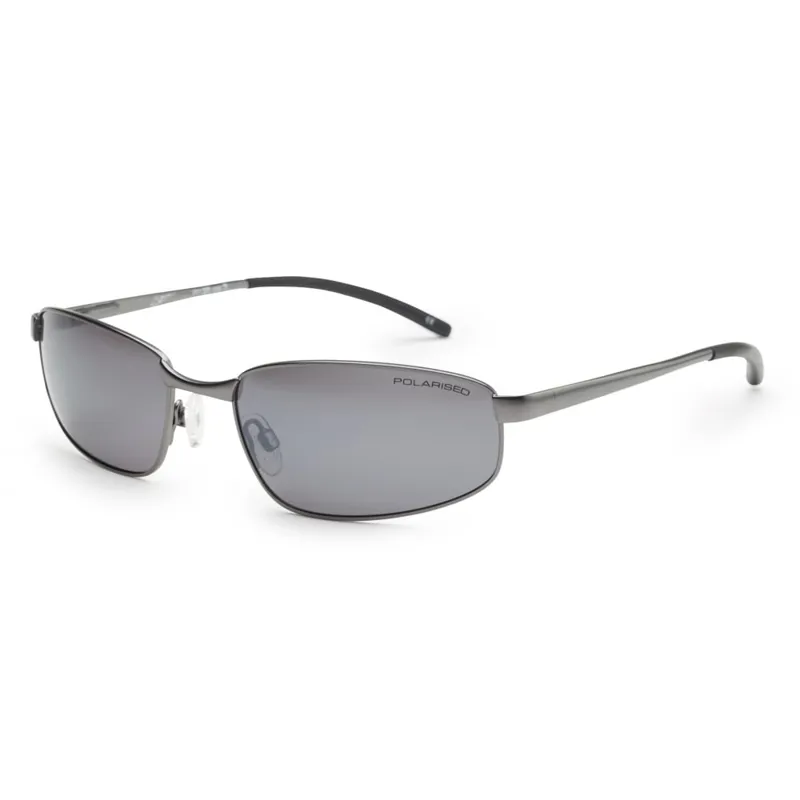 Bloc Square P135 Sunglasses Gunmetal with Polarised Grey Lens