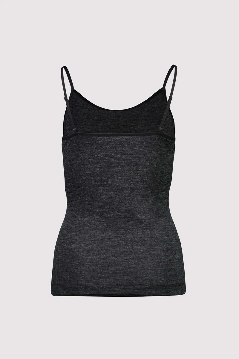 Mons Royale Womens Merino No Ordinary Cami in Black-1