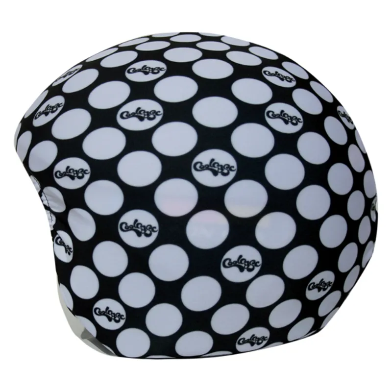 Coolcasc Helmet Cover Cool Print Black and Dots