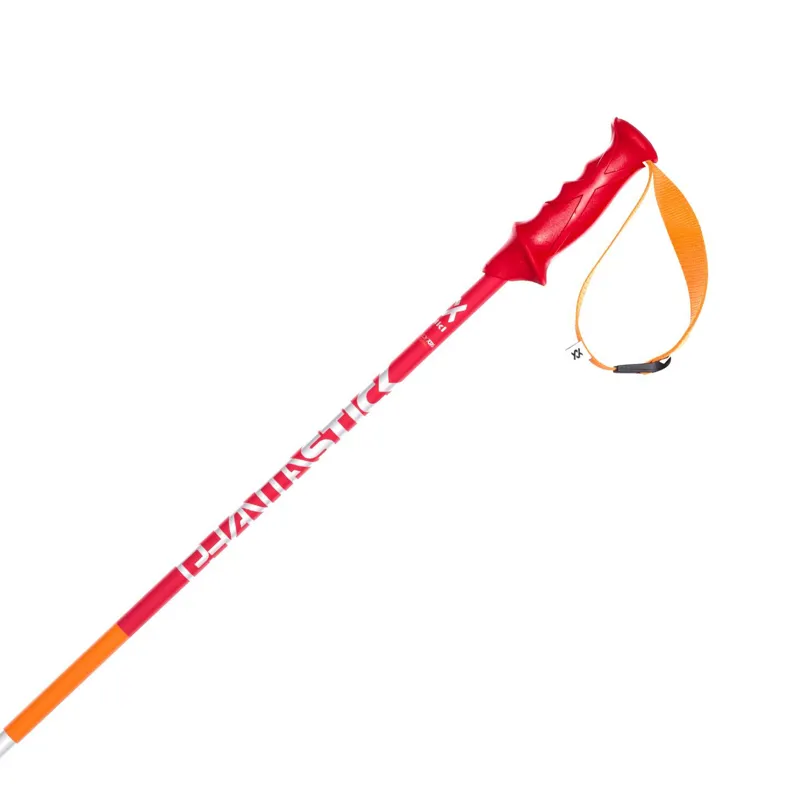 Volkl Phantastick 2 Ski Poles In Red