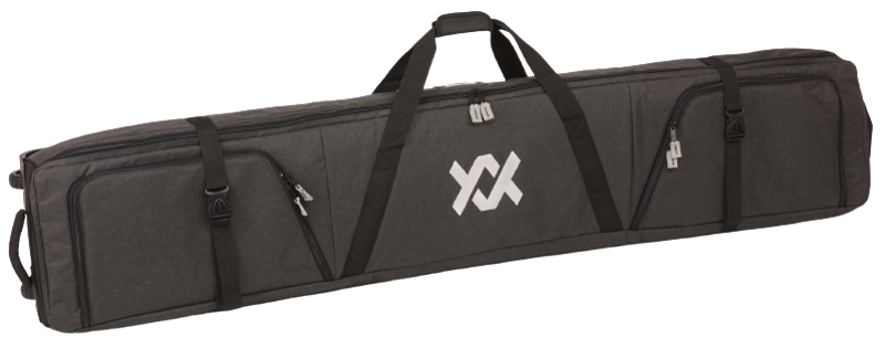 Volkl Rolling Wheeled Double Ski Bag - Anthracite Grey