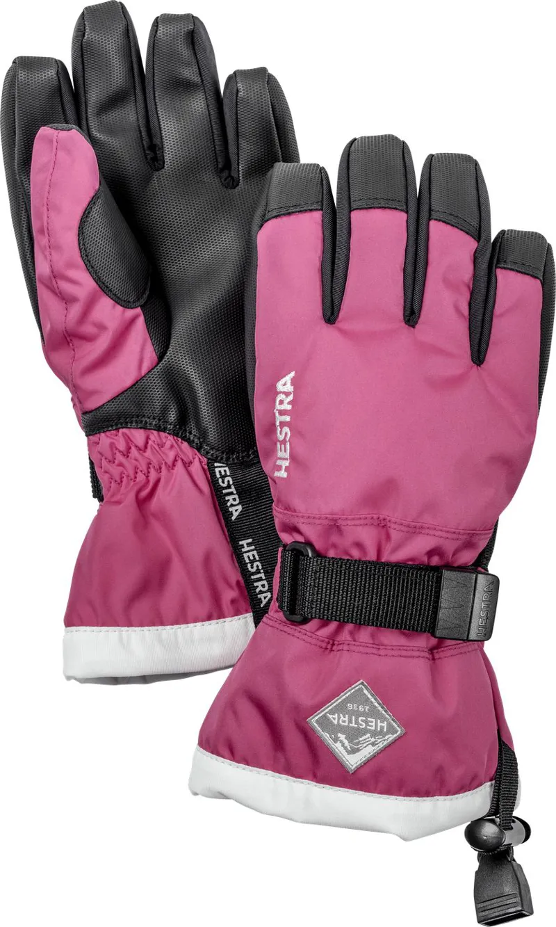 Hestra Gauntlet Czone Junior Ski Gloves - Pink