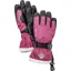 Hestra Gauntlet Czone Junior Ski Gloves In Pink