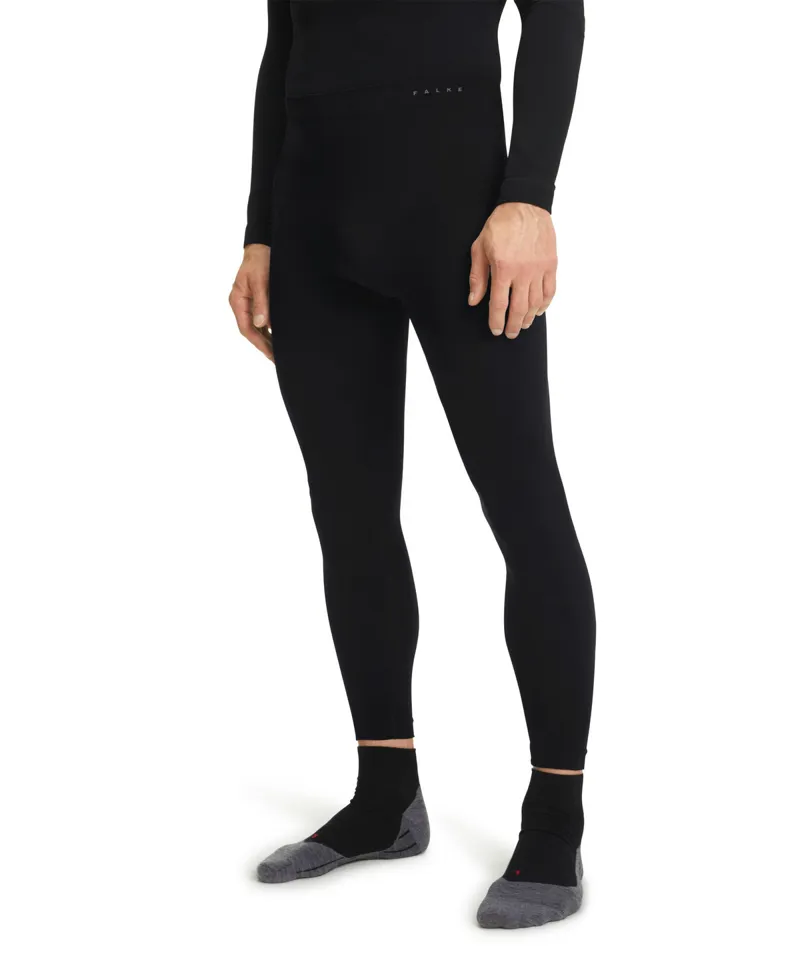 Falke Mens Warm Thermal Baselayer Leggings in Black