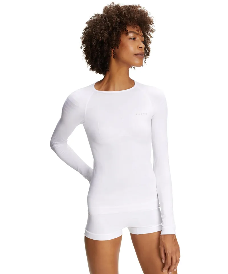 Falke Womens Warm Thermal Baselayer Vest in White-1