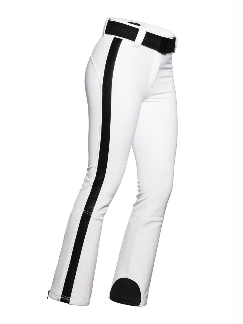Goldbergh Paloma Womens Schoeller Stretch Ski Pants in White-3