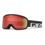 Giro Cruz Ski Goggles - Black Wordmark with Amber Scarlet Lens