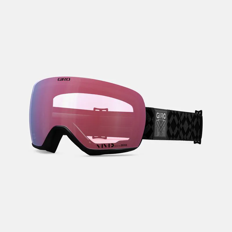 Giro Lusi Ski Goggles - Black Limit with Vivid Copper and Spare Lens-2