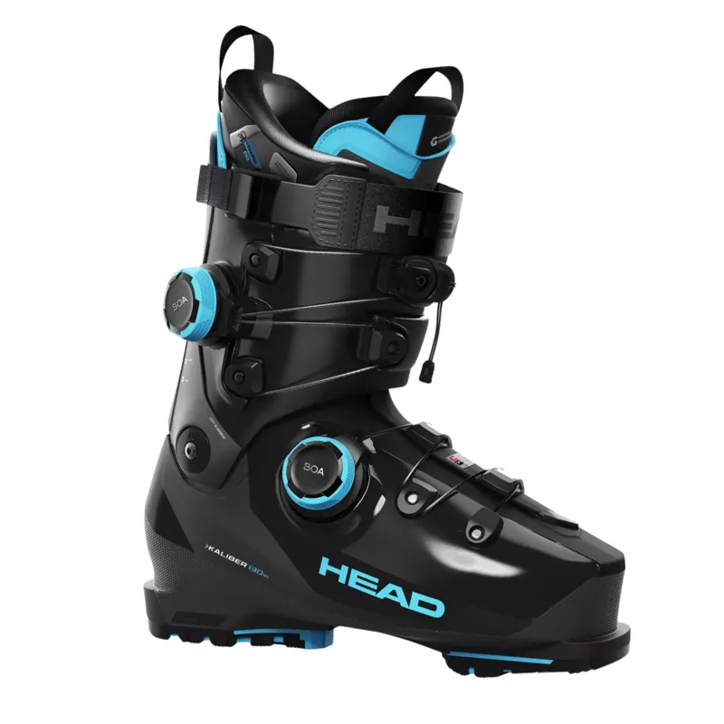 Head Kaliber 130 MV GW Dual BOA Mens Ski Boots - Black