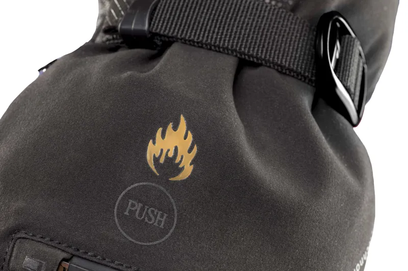 Zanier Heat STX Heated Unisex Gloves in Black-4