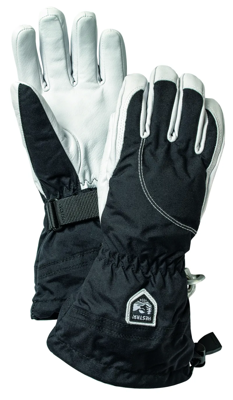 Hestra Heli Ski Womens Ski Gloves - Black
